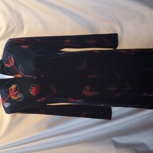 K.C. Spencer Midi Velvet Dress SZ SM